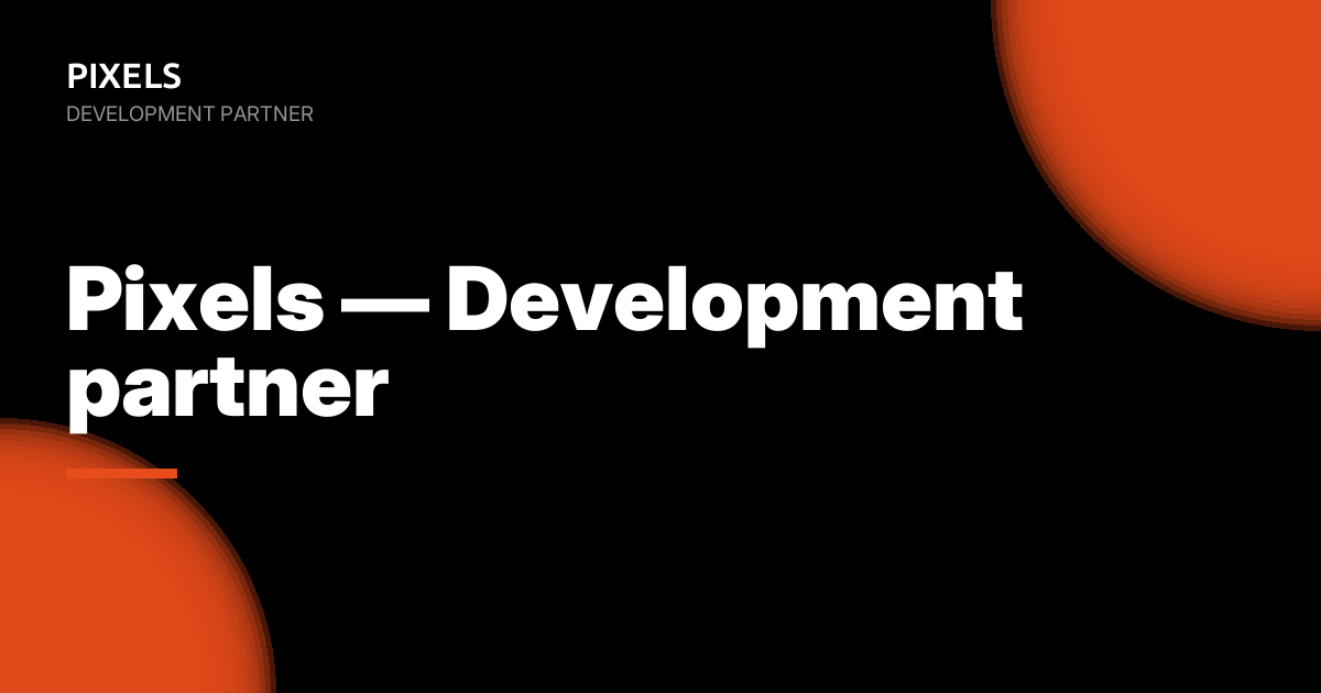 Pixels — Development partner voor bedrijfskritische systemen